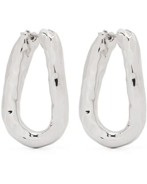Jil Sander ハンマー ピアス - ホワイト