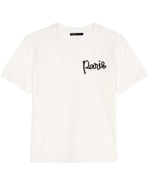 Maje Paris T-Shirt - White