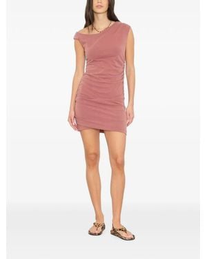 Xirena Mini Dennie Ruched Dress - Red