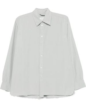 Camiel Fortgens Normal Raw-Edge Shirt - White