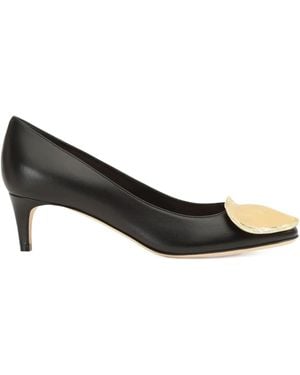 Sergio Rossi Leather Pumps - Brown