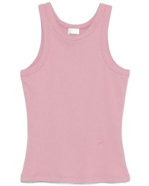 Nanushka Slim Fit Tank Top - Pink