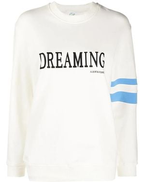 Alberta Ferretti プリント スウェットシャツ - ホワイト