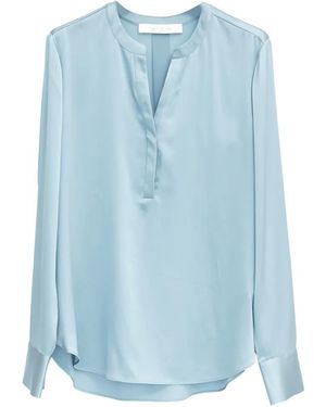 Herzensangelegenheit Blouse À Col V - Bleu