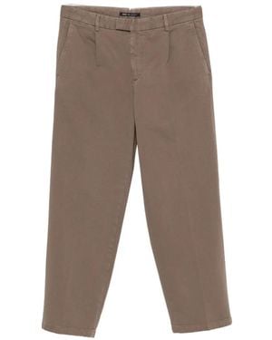 Briglia 1949 Pleated Straight-Leg Trousers - Grey