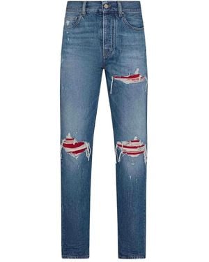 Amiri Jeans Straight Cotton - Blue