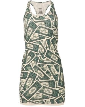 Vetements Million Dollar Mini Dress - Green