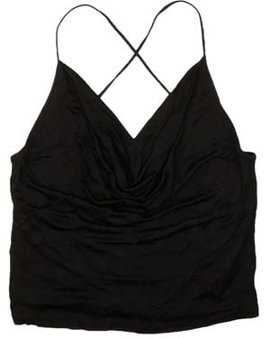 Opening Ceremony Cowl-Neck Camisole Top - Black