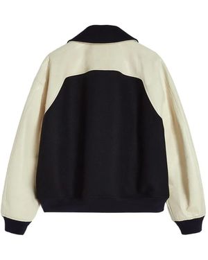 Jil Sander Two-Tone Jacket - Black