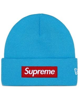 Supreme X New Era Bonnet À Logo - Blue
