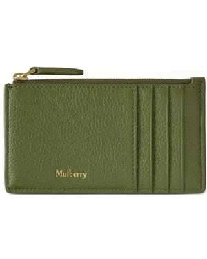 Mulberry Continental カードケース - グリーン