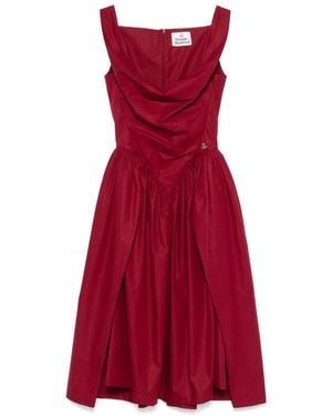 Vivienne Westwood Draped Poppy Dress - Red