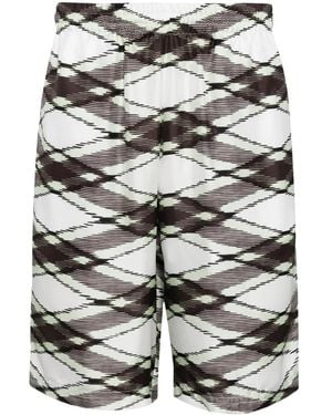 Missoni Patterned Silk Shorts - Grey