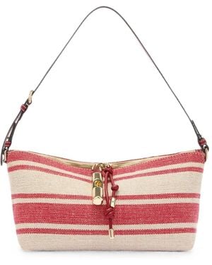 Furla Debby Striped Shoulder Bag - Pink