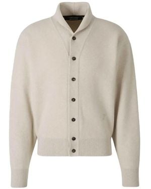 Jacquemus Shawl-Collar Cardigan - White