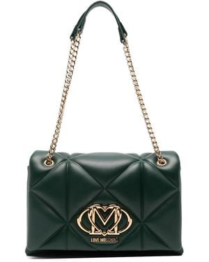 Love Moschino キルティング ショルダーバッグ - グリーン