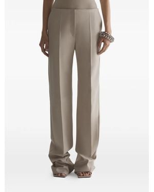 Mugler Low-Rise Pants - Natural