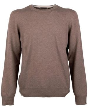 Gran Sasso Crew-Neck Jumper - Brown