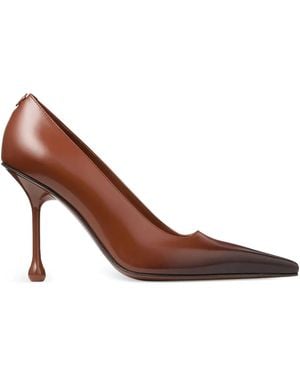 Jimmy Choo Ixia 95Mm Court Shoes - Brown
