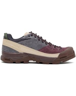 Salomon X-Alp Suède Leren Sneakers - Bruin