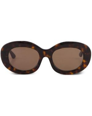 Thierry Lasry Tortoiseshell-Effect Round-Frame Sunglasses - Brown