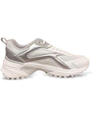 Calvin Klein Baskets À Empiècements - White