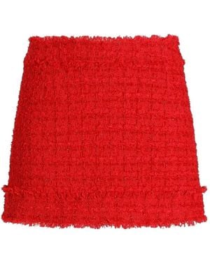 Dolce & Gabbana Minifalda Rachel De Tweed - Rojo