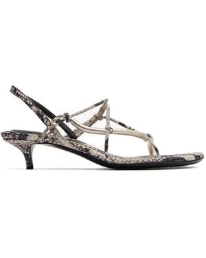 Christopher Esber Molten Sandalen - Weiß