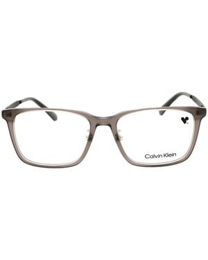 Calvin Klein Square-Frame Glasses - Natural