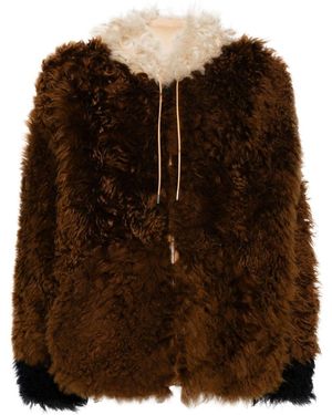 Marni Shearling Jacket - Brown