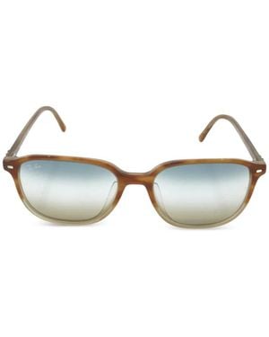 Ray-Ban Leonard Square-Frame Sunglasses - Brown