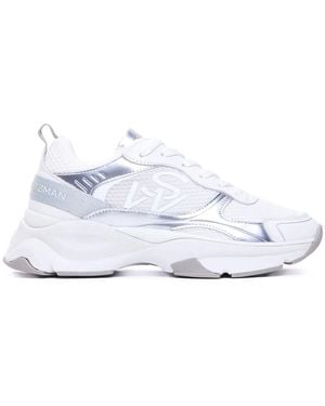Stuart Weitzman Panelled Sneakers - White