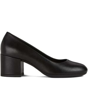 Geox 60Mm Eleana Block-Heel Pumps - Black