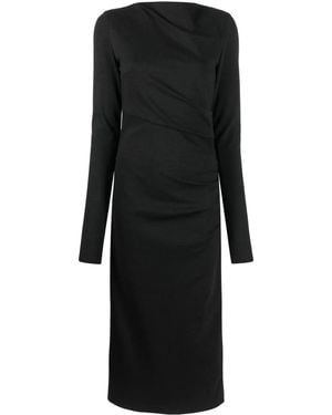 Dorothee Schumacher Abito Midi Con Cut-Out - Nero