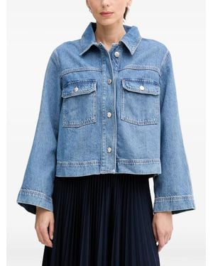 Joop! Inoa Button-Up Denim Jacket - Blue