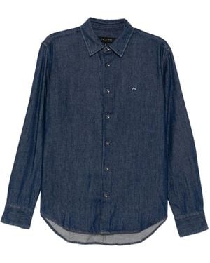 Rag & Bone Tomlin Denim Shirt - Blue