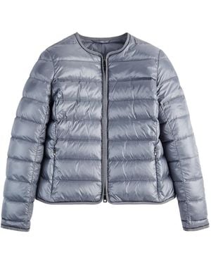 Fay Wattierte Jacke Mit Reißverschluss - Blau
