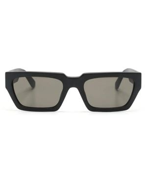 Moschino Eyewear Matte Rectangle-Frame Sunglasses - Gray