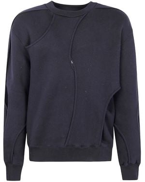 Axel Arigato Sweat À Découpes Linear - Bleu