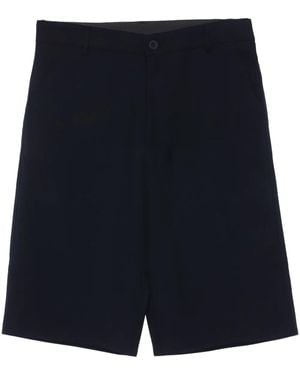 GR10K Wool Tailored Shorts - Blue