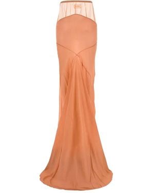 The Attico Gonna Lunga - Marrone