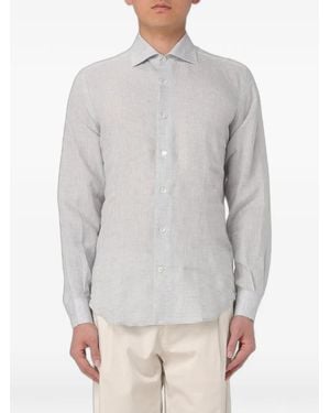Eleventy Linen Shirt - Grey