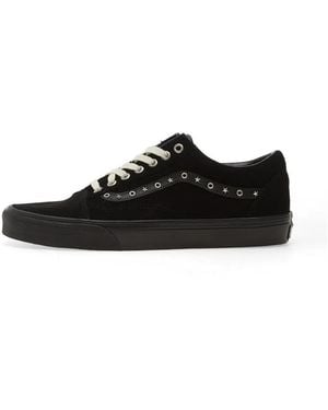 Vans Old Skool Star-Stud Suede Sneakers - Black