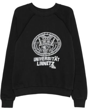 ERL Graphic-Print Sweatshirt - Black