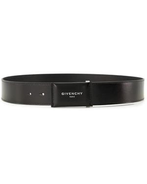 Givenchy Leather Antigona Plaque Belt 40Mm - White