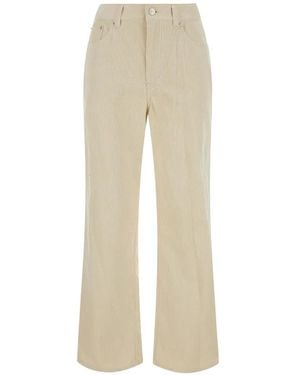 DUNST Corduroy Trousers - Naturel
