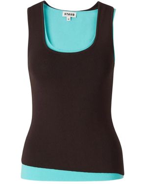 STAUD Jersey Tank Top - Black