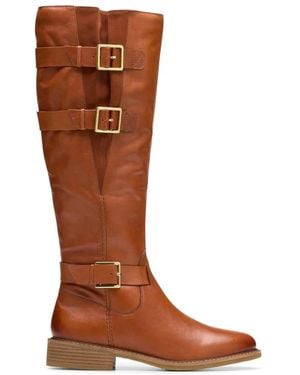 Clarks Cologne Up Knee-High Boots - Brown