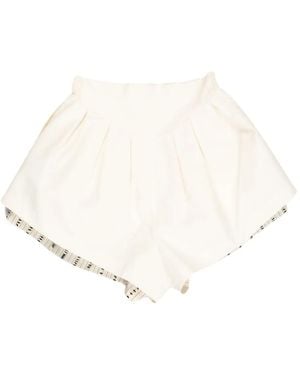 YANGKEHAN Klassische Shorts - Weiß