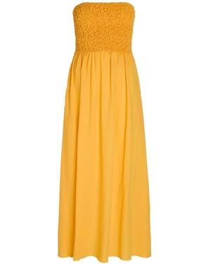 Faithfull the Brand Orla Midi Dress - Yellow